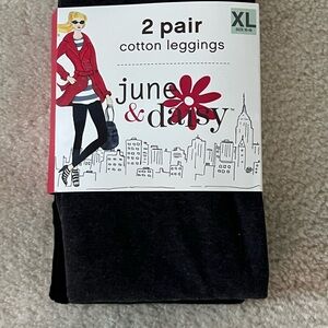 June & Daisy Cotton Leggings - 2 Pair